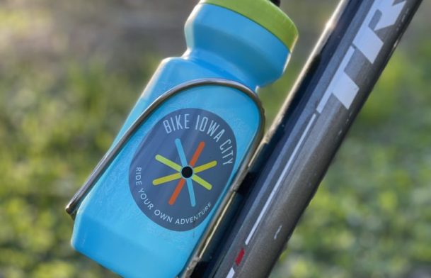 Bike Iowa City Water Bottle